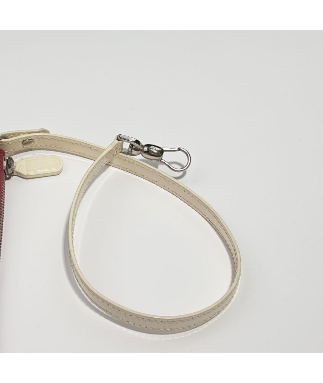 CHRISTIAN DIOR Бордовая сумка с короткими ручками, фото 6