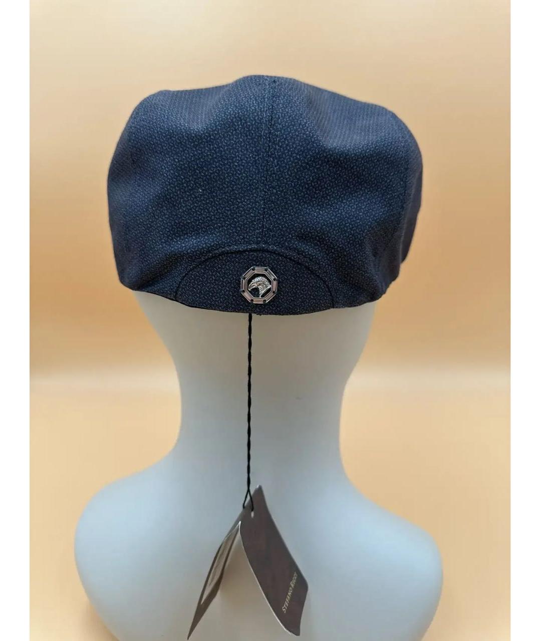 STEFANO RICCI Серая шерстяная кепка/бейсболка, фото 6