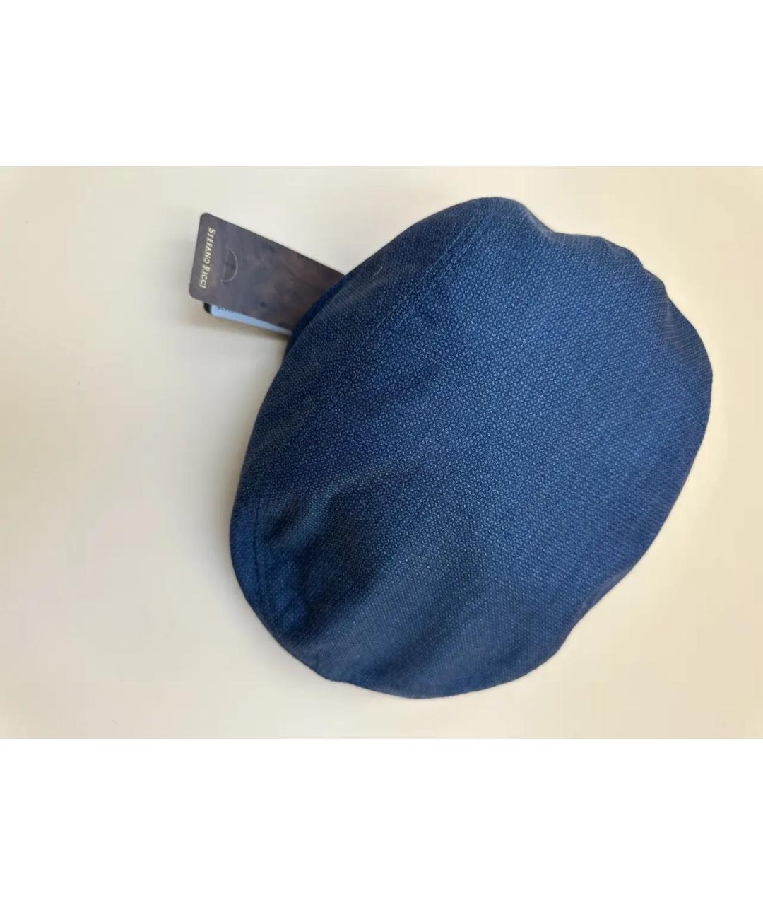 STEFANO RICCI Серая шерстяная кепка/бейсболка, фото 3