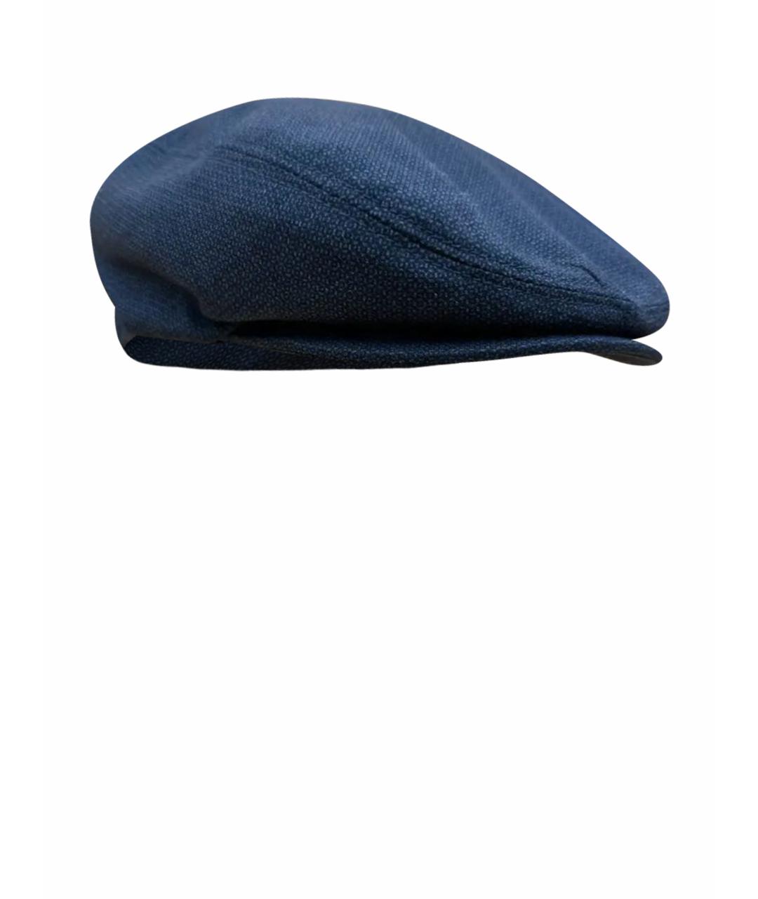 STEFANO RICCI Серая шерстяная кепка/бейсболка, фото 1