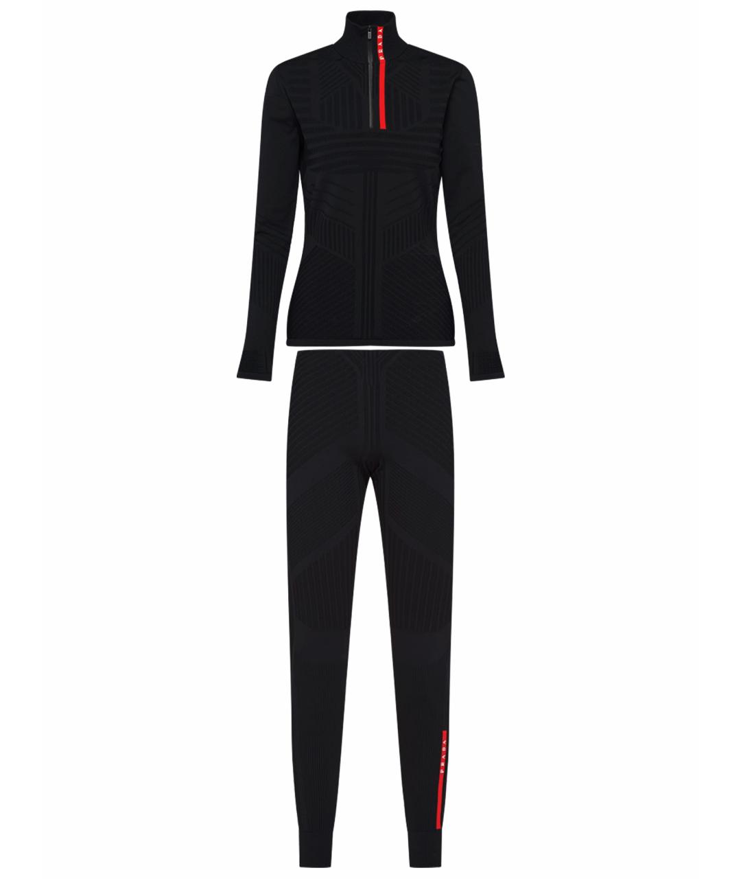 PRADA Черный полиэстеровый спортивные костюмы, фото 1