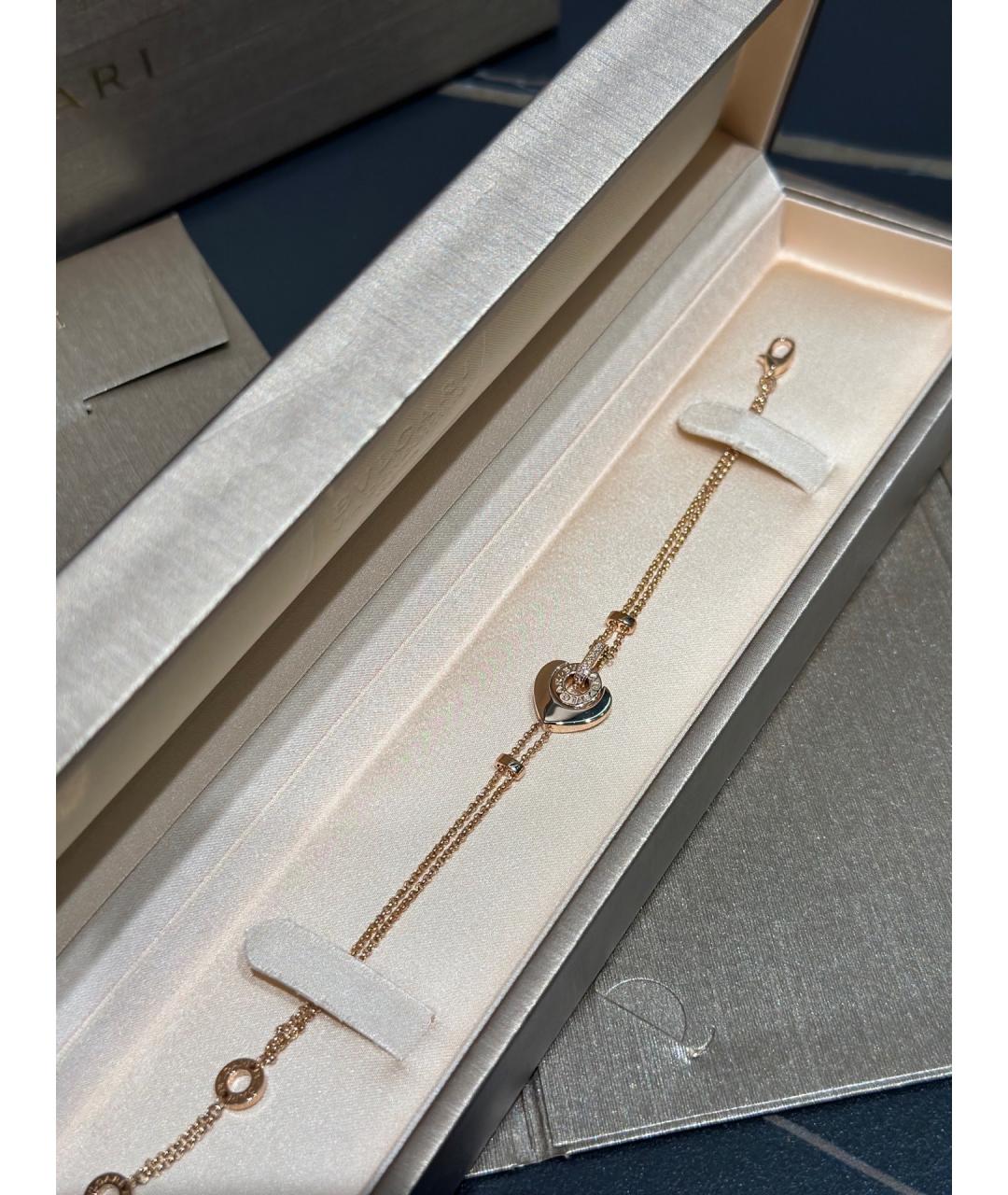 BVLGARI Золотой браслет из розового золота, фото 6