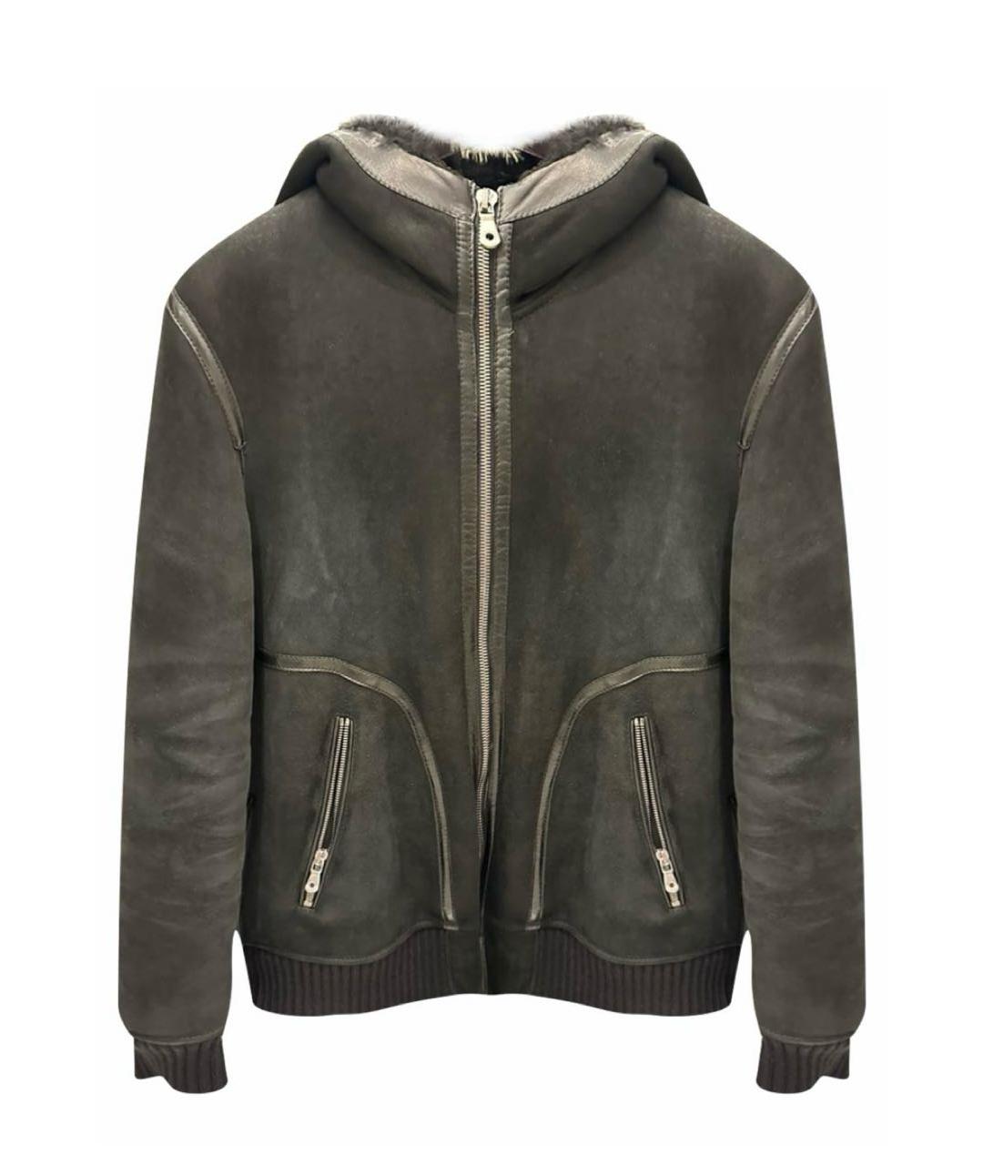 DOLCE&GABBANA Черная замшевая дубленка/шуба, фото 1