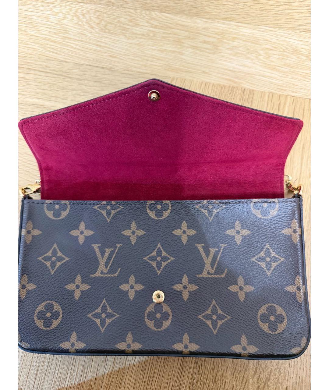 LOUIS VUITTON Коричневая сумка через плечо, фото 2