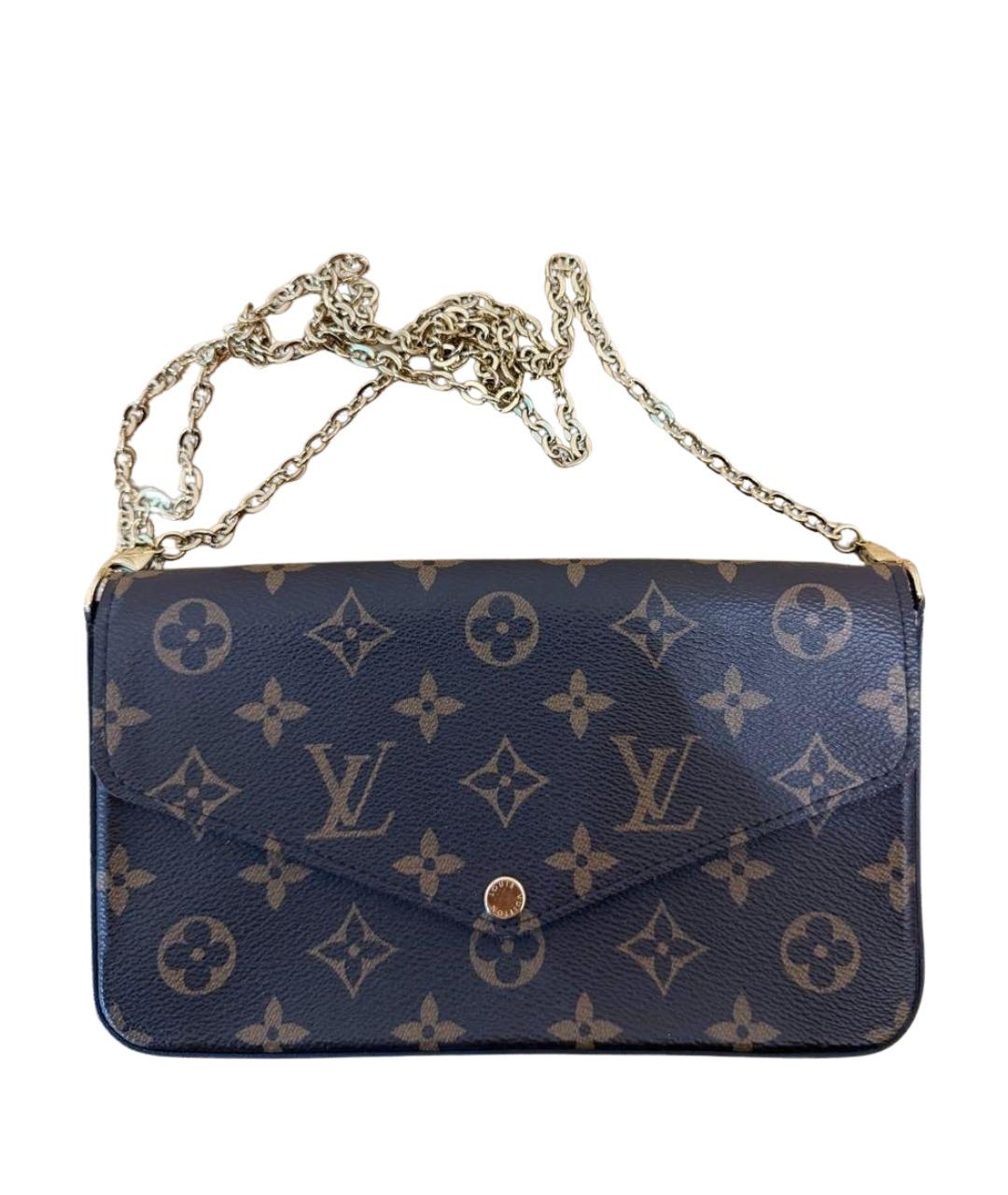 LOUIS VUITTON Коричневая сумка через плечо, фото 1