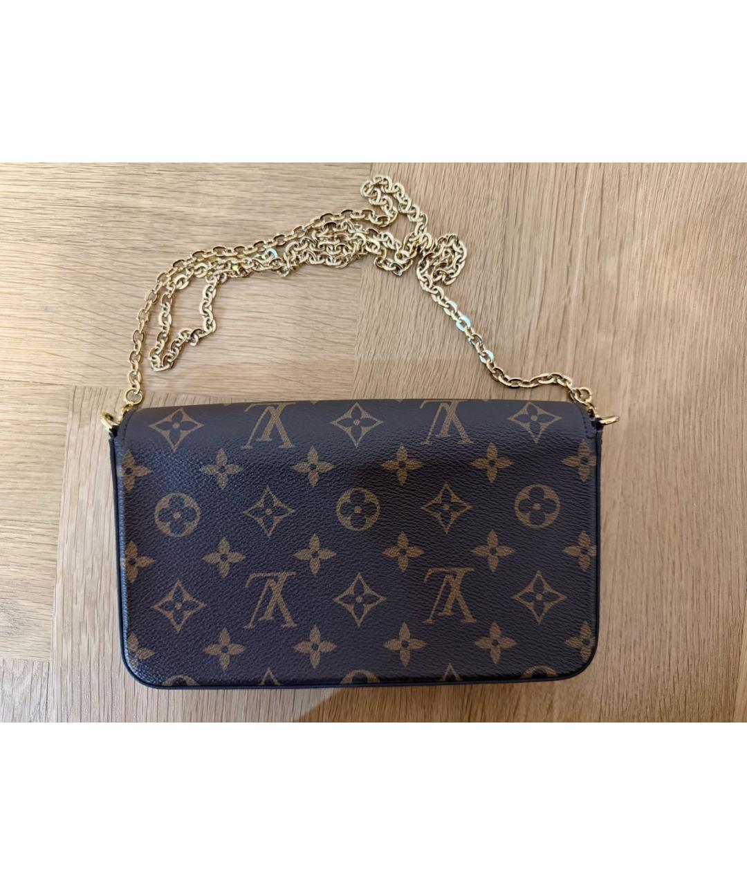 LOUIS VUITTON Коричневая сумка через плечо, фото 3