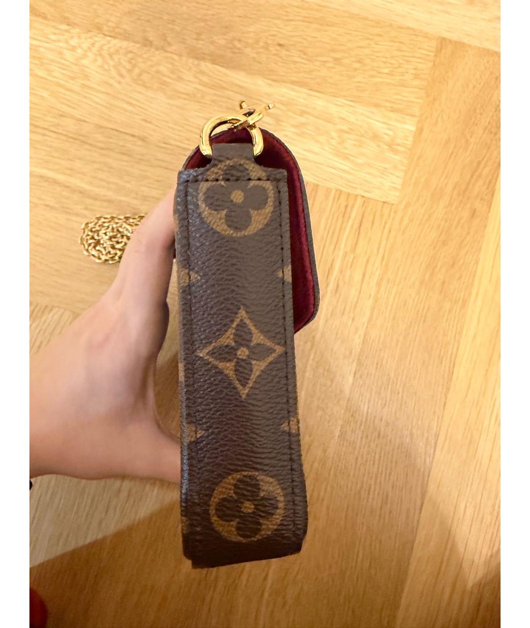 LOUIS VUITTON Коричневая сумка через плечо, фото 4