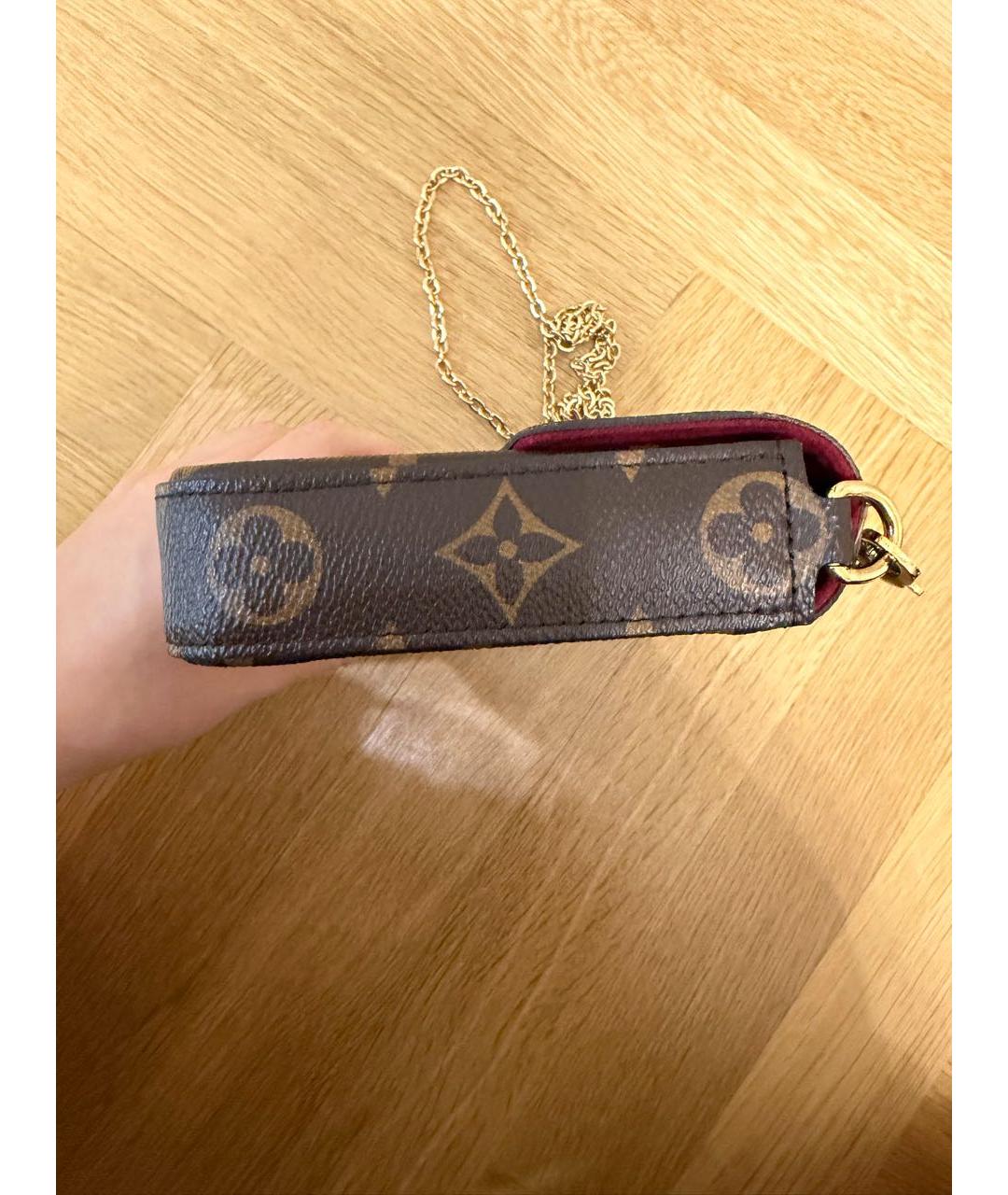 LOUIS VUITTON Коричневая сумка через плечо, фото 5