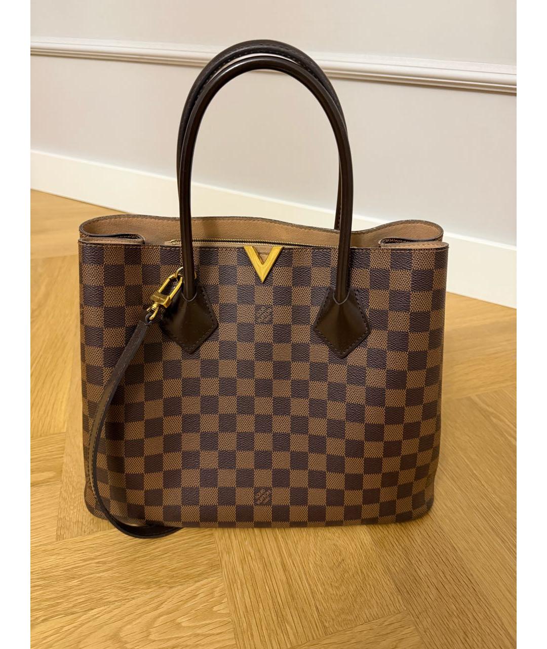 LOUIS VUITTON Коричневая сумка тоут, фото 4