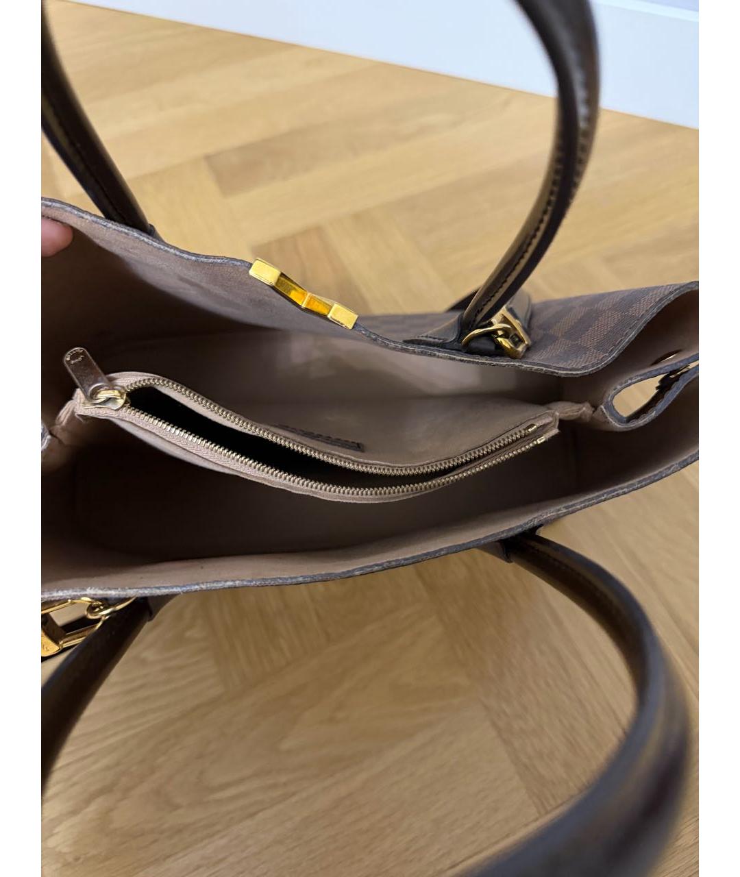 LOUIS VUITTON Коричневая сумка тоут, фото 3