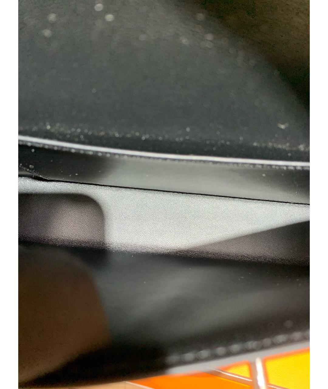 HERMES Черная кожаная сумка через плечо, фото 8