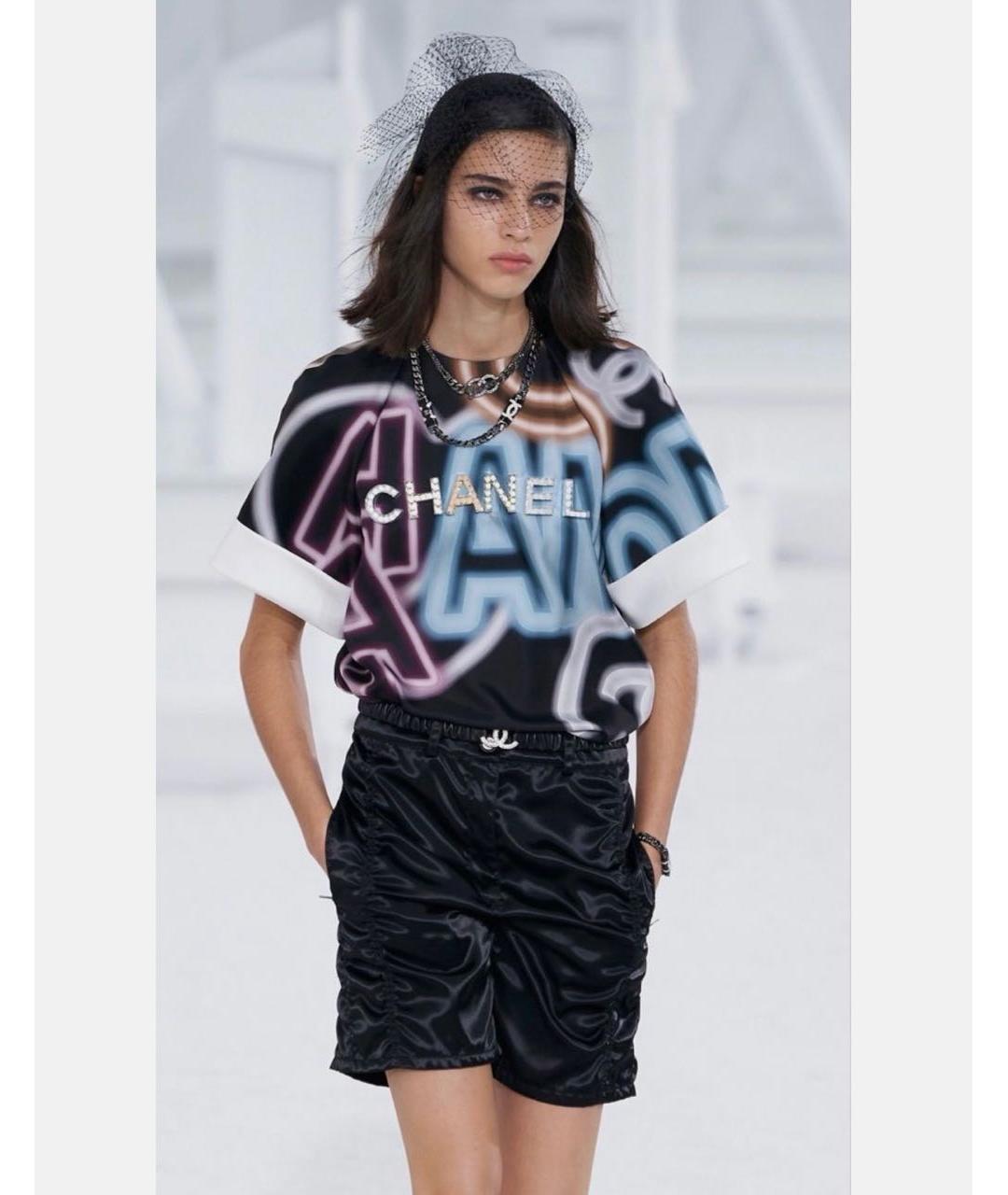 CHANEL Черные шорты, фото 6