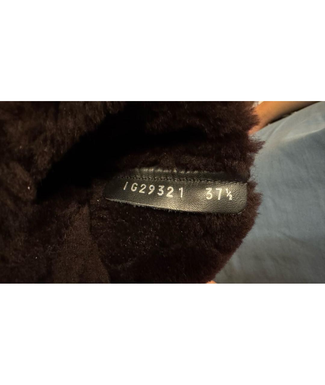 CHANEL Бордовые замшевые сапоги, фото 7