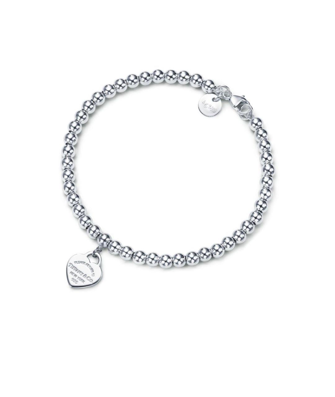 TIFFANY&CO Красный серебряный браслет, фото 5