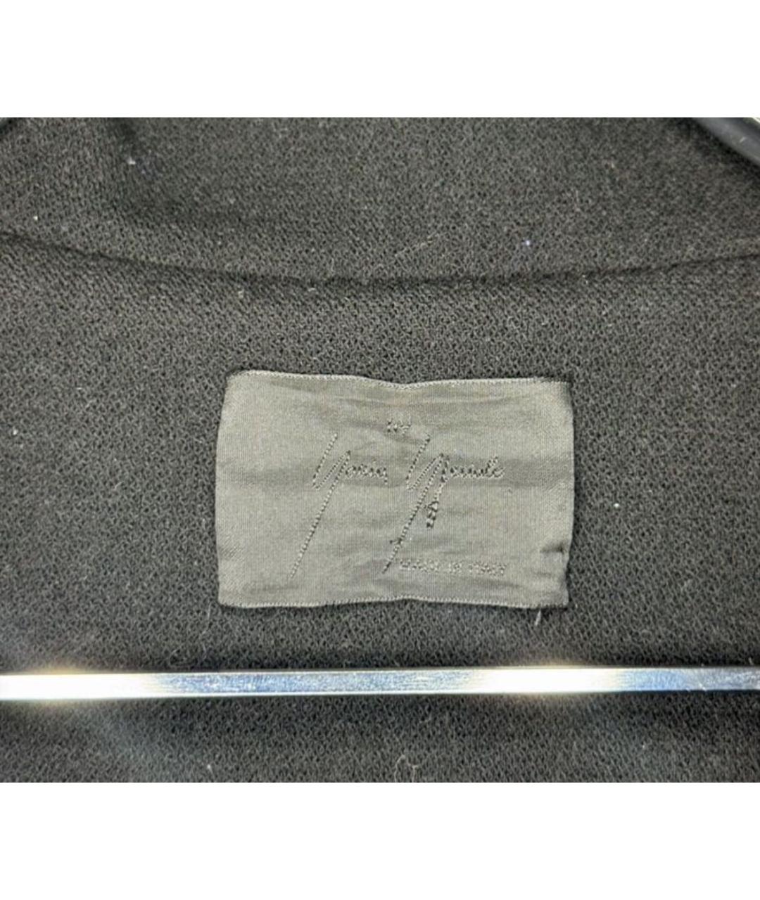 YOHJI YAMAMOTO Черное шерстяное пальто, фото 3