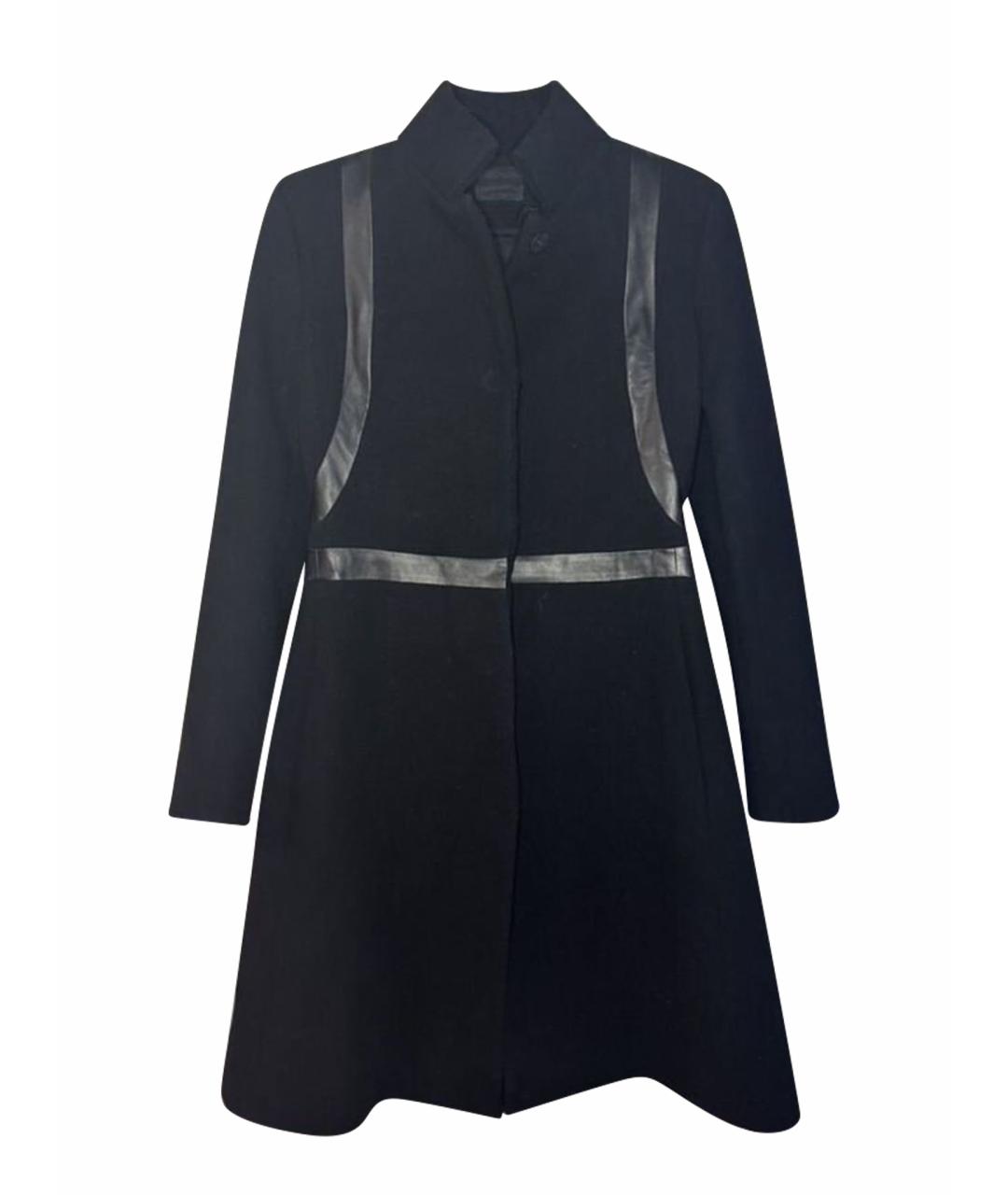 YOHJI YAMAMOTO Черное шерстяное пальто, фото 1