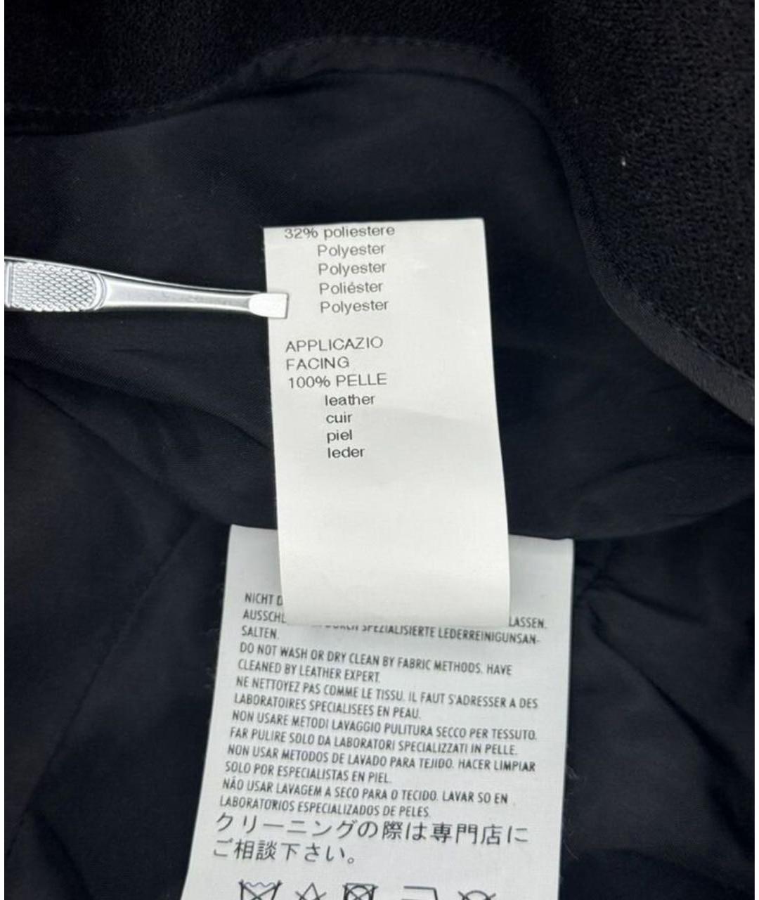 YOHJI YAMAMOTO Черное шерстяное пальто, фото 5