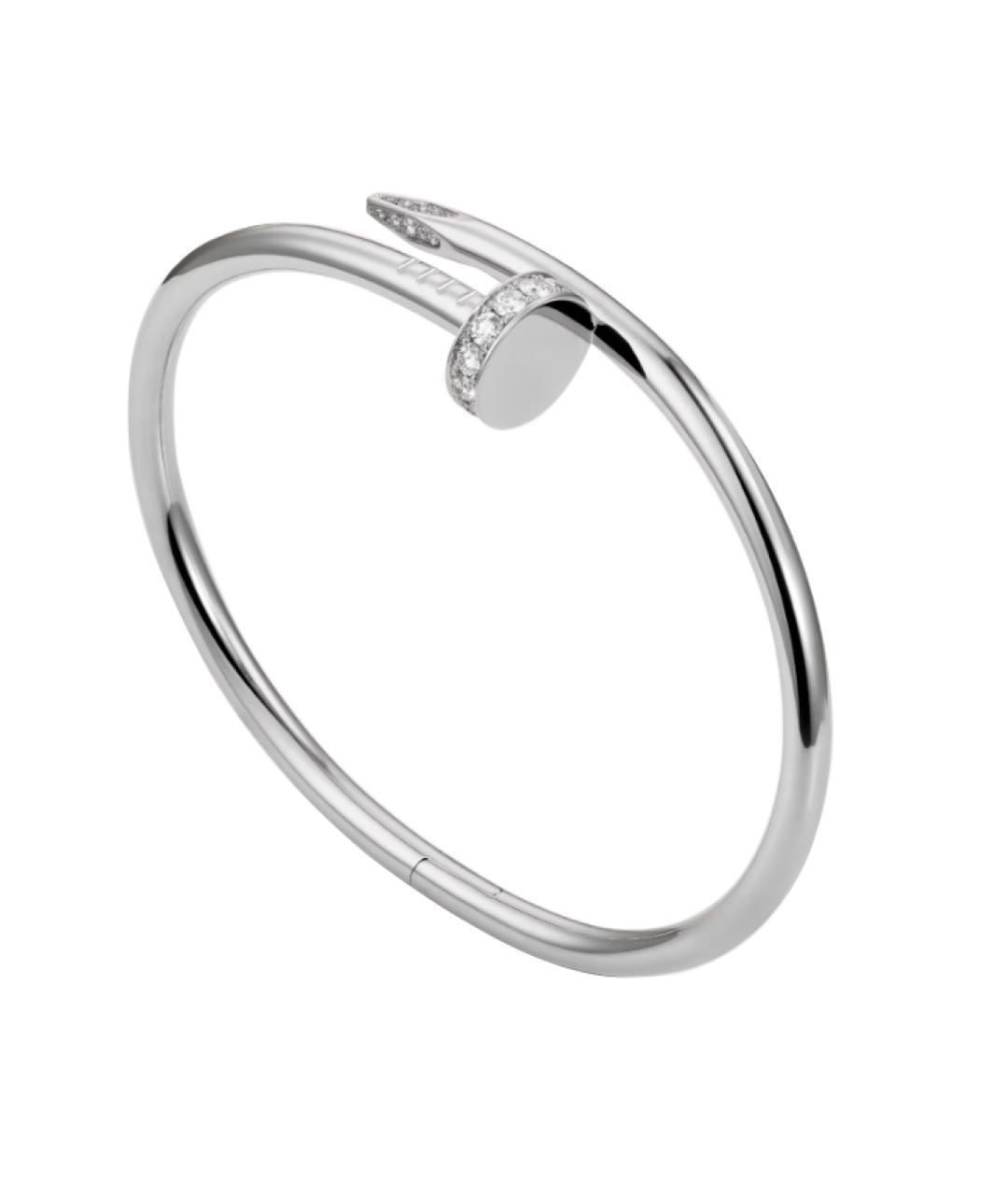 CARTIER Серебрянный браслет из белого золота, фото 1