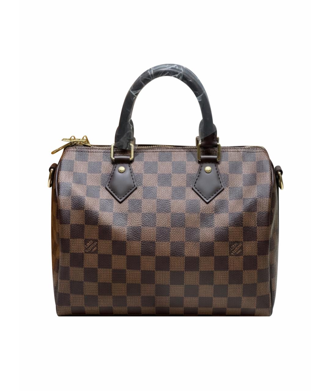 LOUIS VUITTON Коричневая сумка с короткими ручками, фото 1