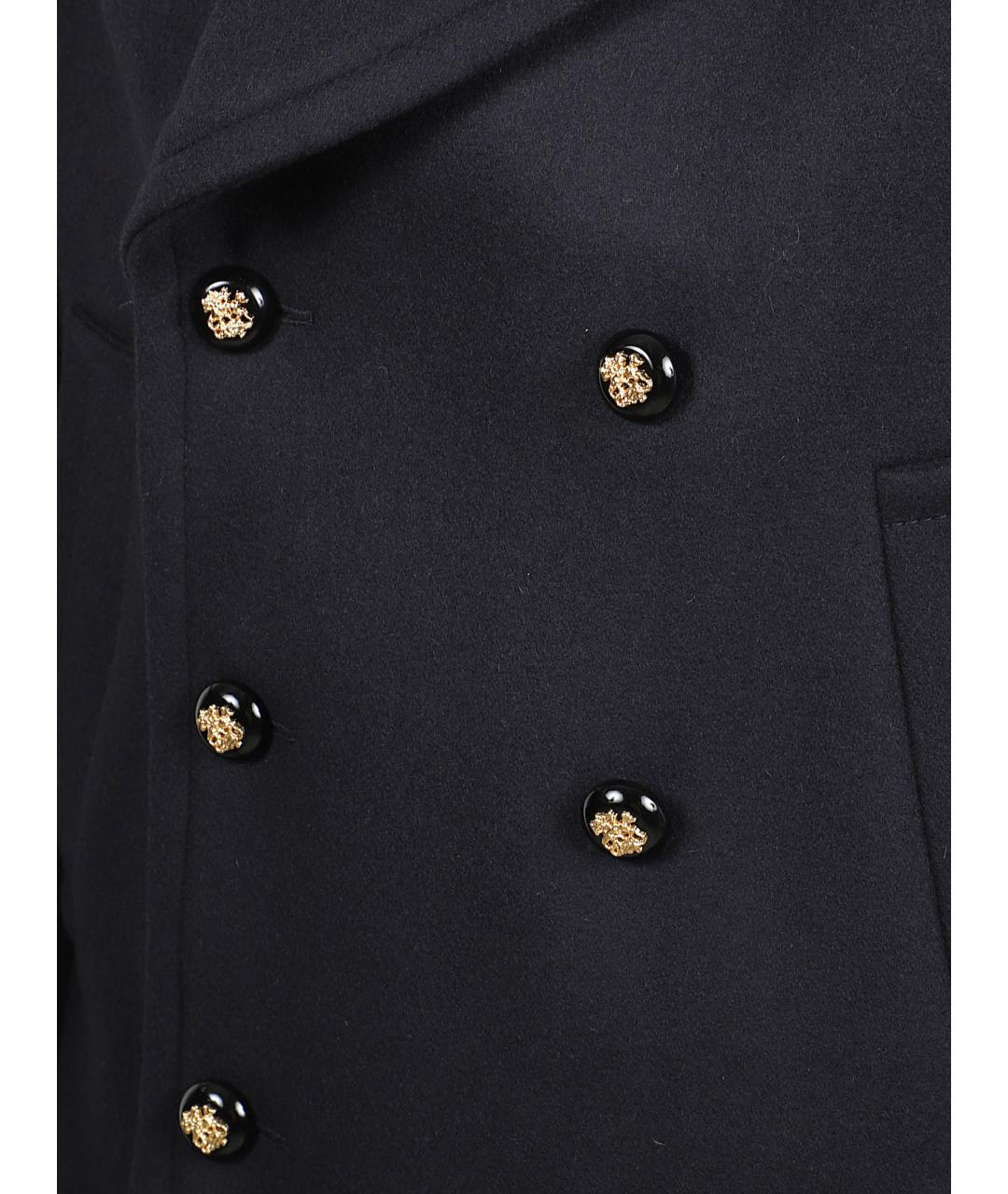 VALENTINO Синее шерстяное пальто, фото 2