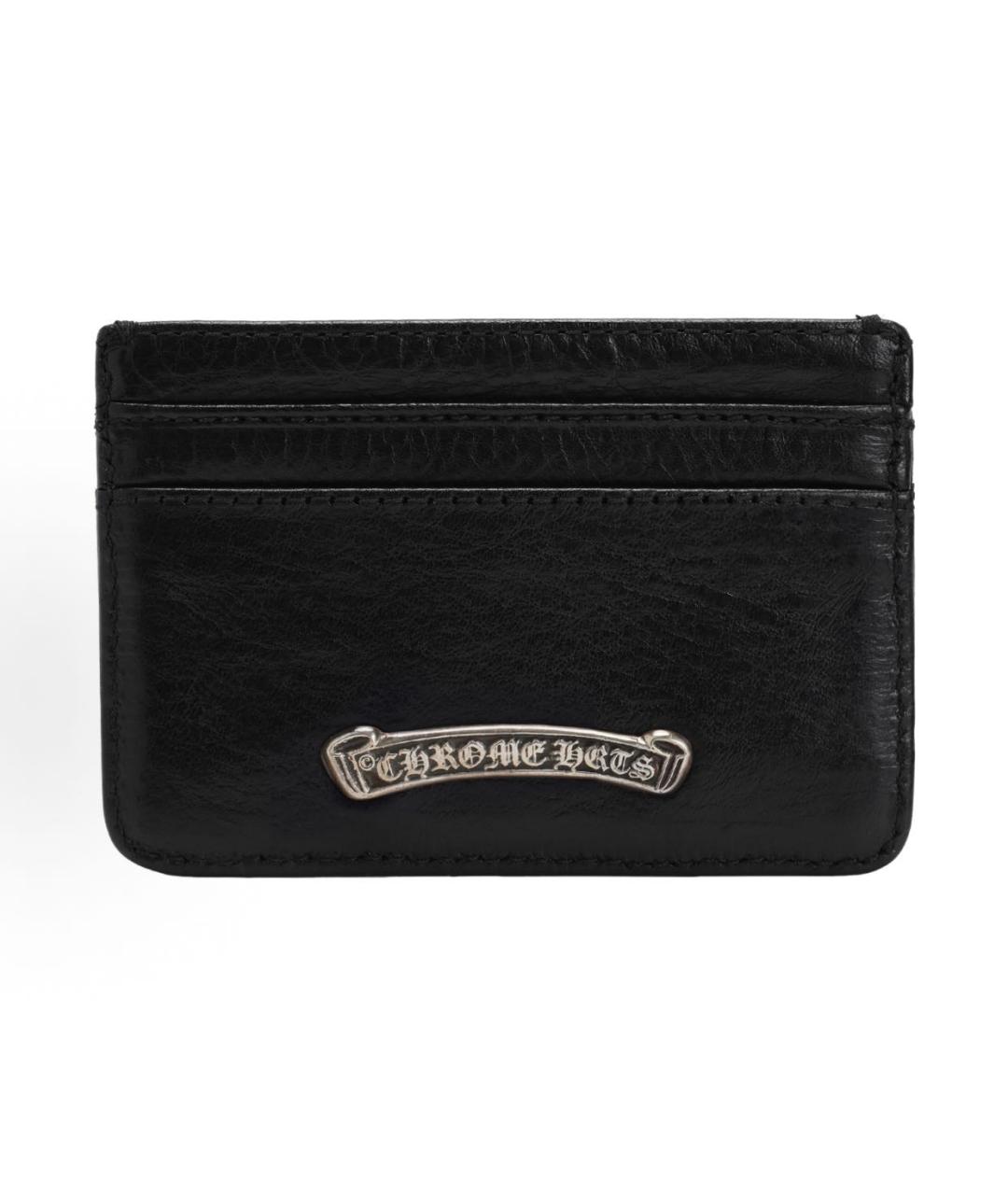 CHROME HEARTS Черный кожаный кардхолдер, фото 2