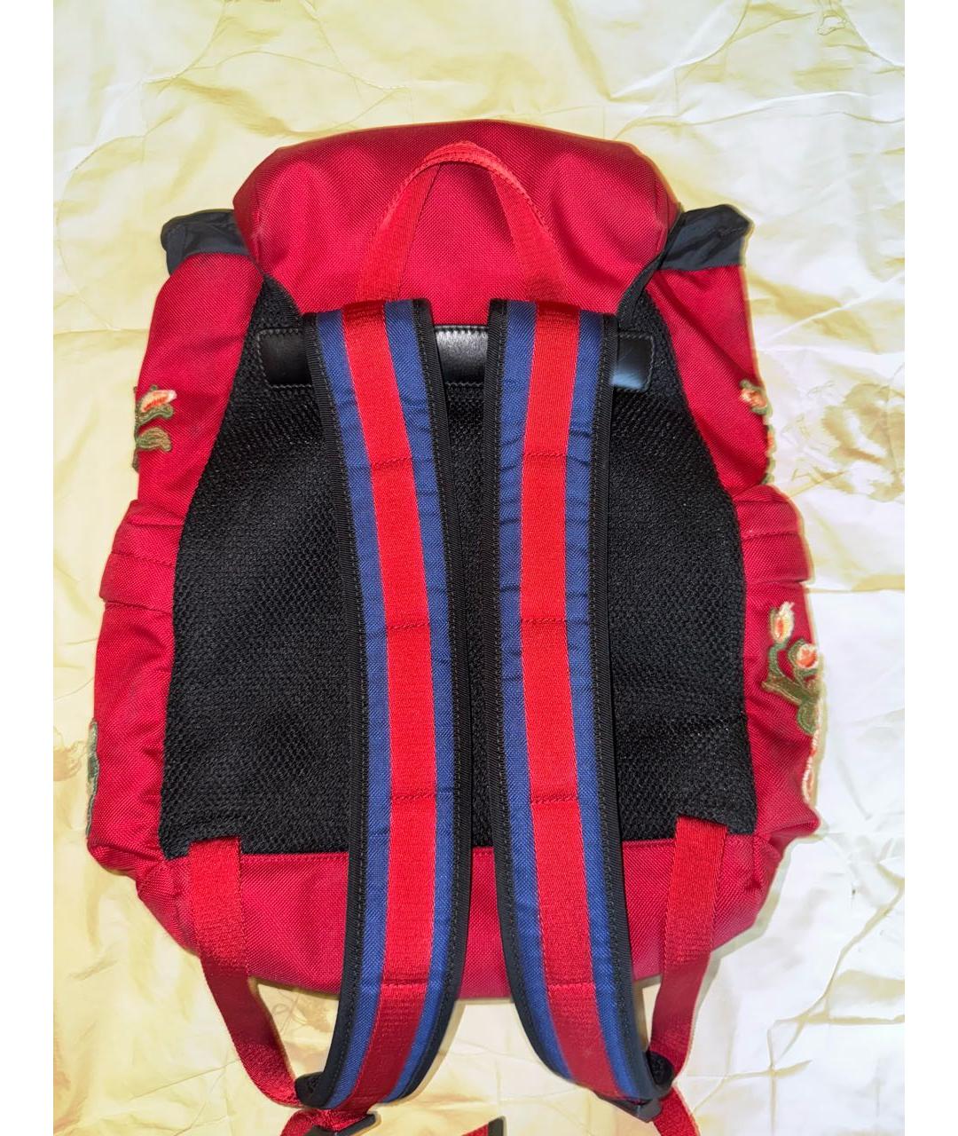 GUCCI Красный рюкзак, фото 2