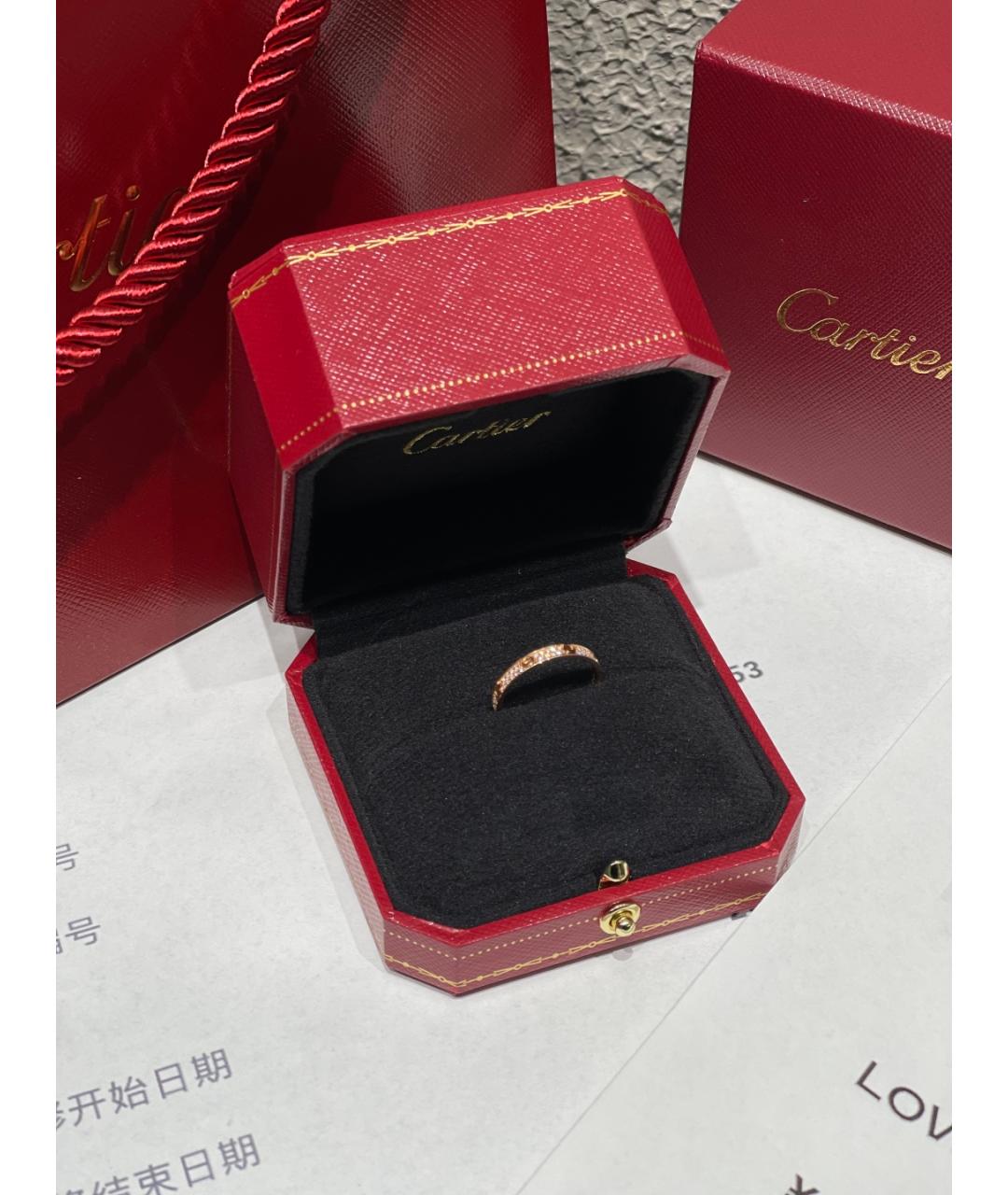 CARTIER Золотое кольцо из розового золота, фото 5