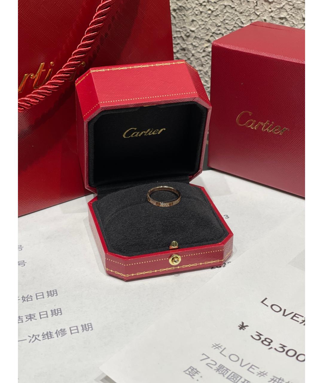 CARTIER Золотое кольцо из розового золота, фото 9