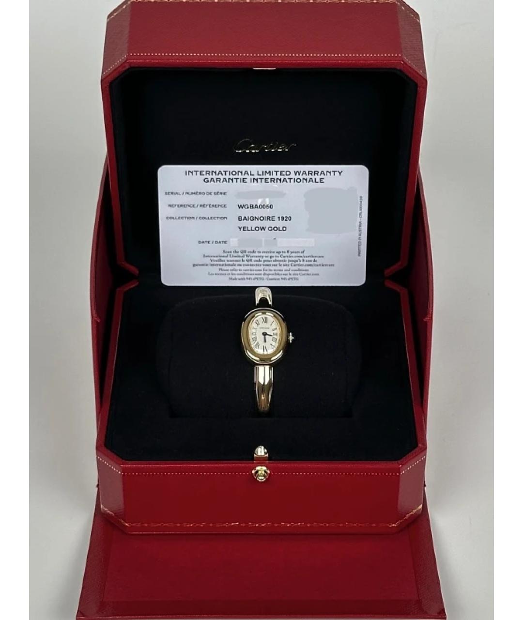 CARTIER Золотые часы из желтого золота, фото 2