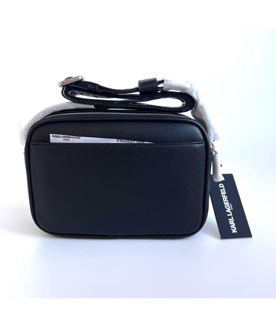 KARL LAGERFELD Черная сумка через плечо, фото 6