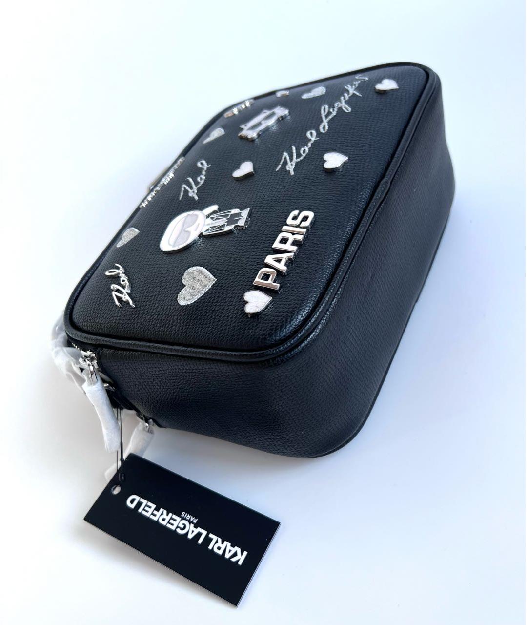 KARL LAGERFELD Черная сумка через плечо, фото 7