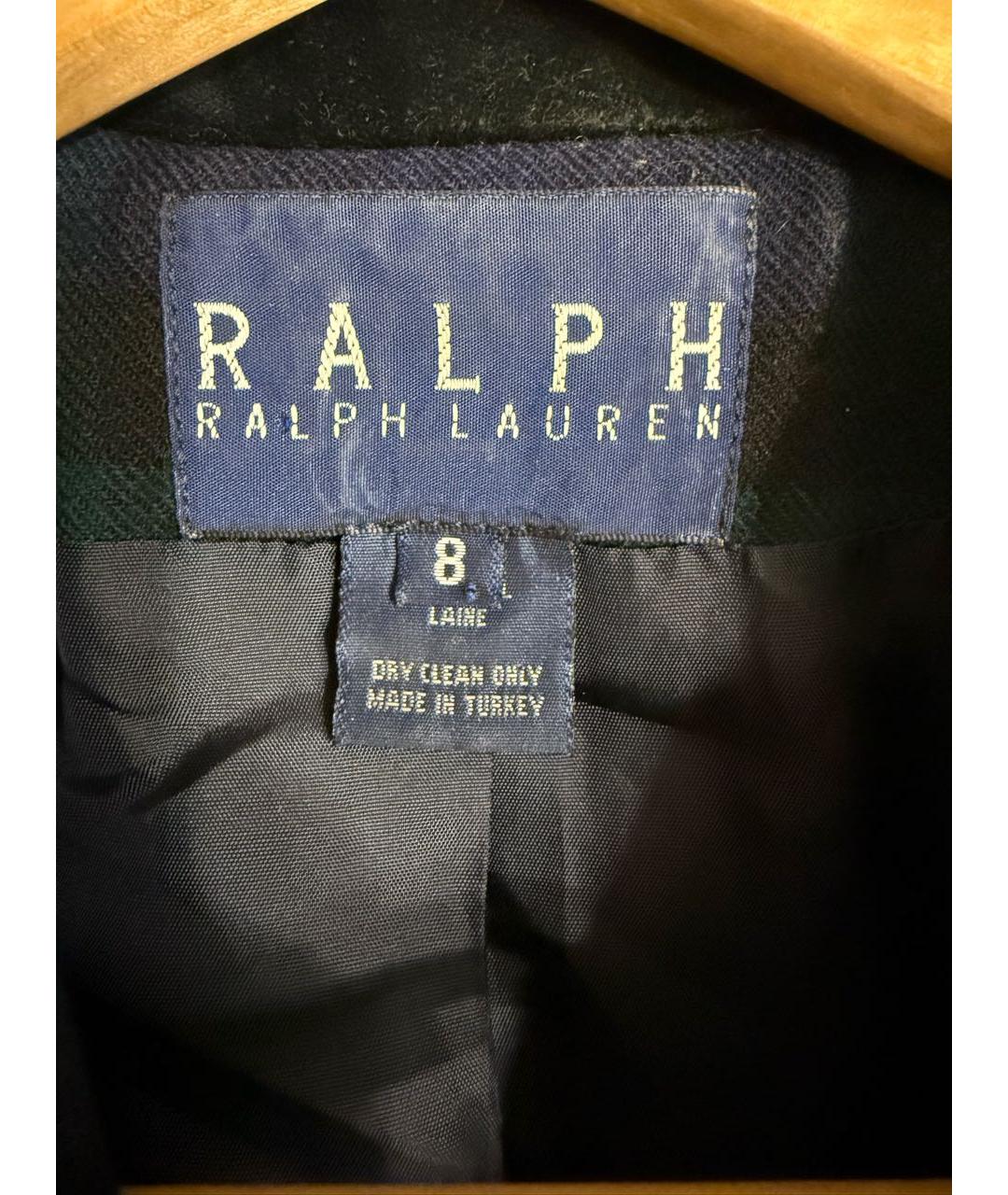 RALPH LAUREN Зеленый шерстяной жакет/пиджак, фото 3