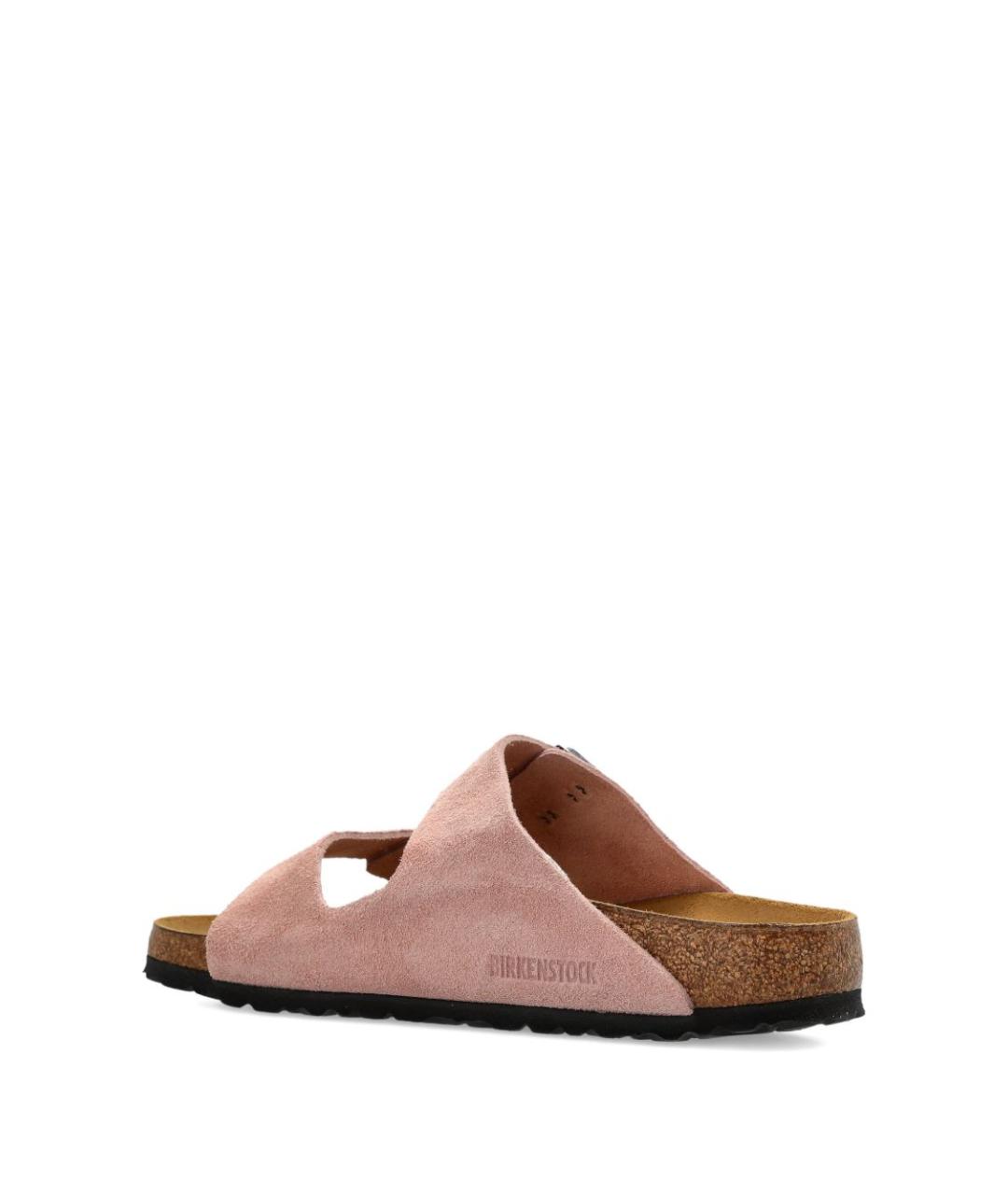 BIRKENSTOCK Розовые замшевые сандалии, фото 6