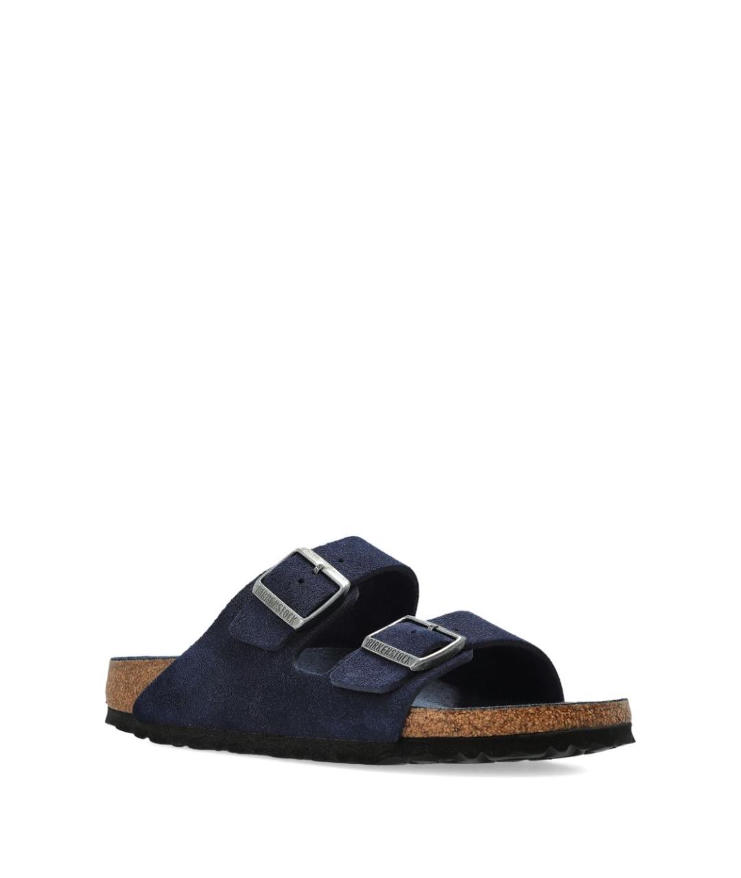BIRKENSTOCK Синие замшевые сандалии, фото 5