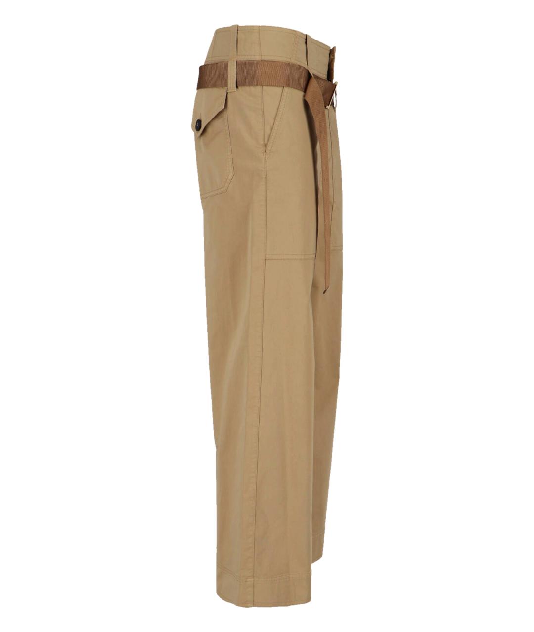 SEAFARER Бежевые хлопковые прямые брюки, фото 3