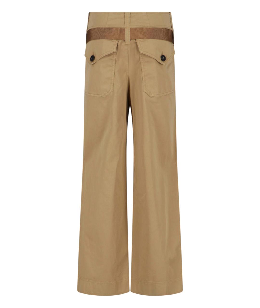 SEAFARER Бежевые хлопковые прямые брюки, фото 2