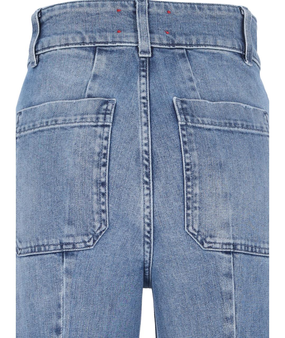 SEAFARER Синие хлопковые джинсы клеш, фото 4