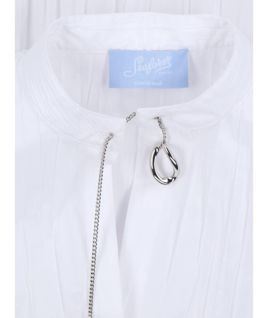 SEAFARER Белая хлопковая рубашка, фото 5