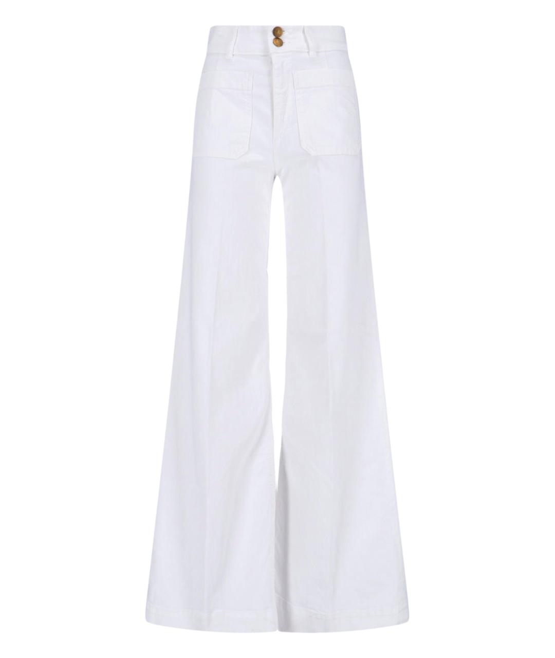 SEAFARER Белые хлопковые джинсы клеш, фото 1