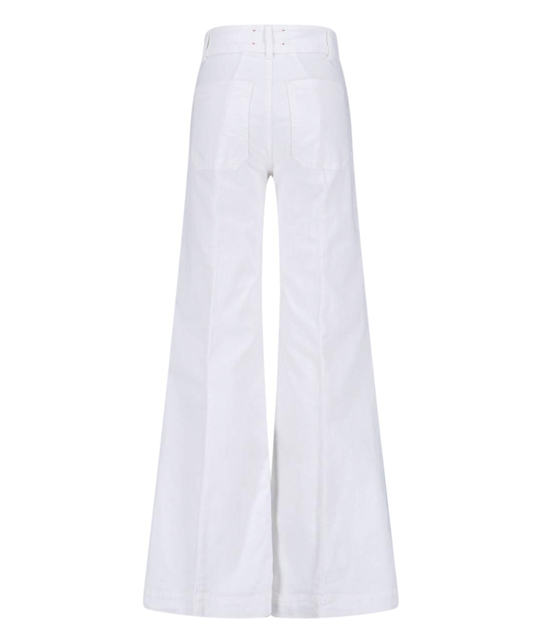 SEAFARER Белые хлопковые джинсы клеш, фото 2