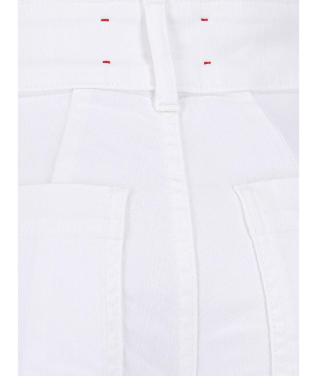 SEAFARER Белые хлопковые джинсы клеш, фото 4