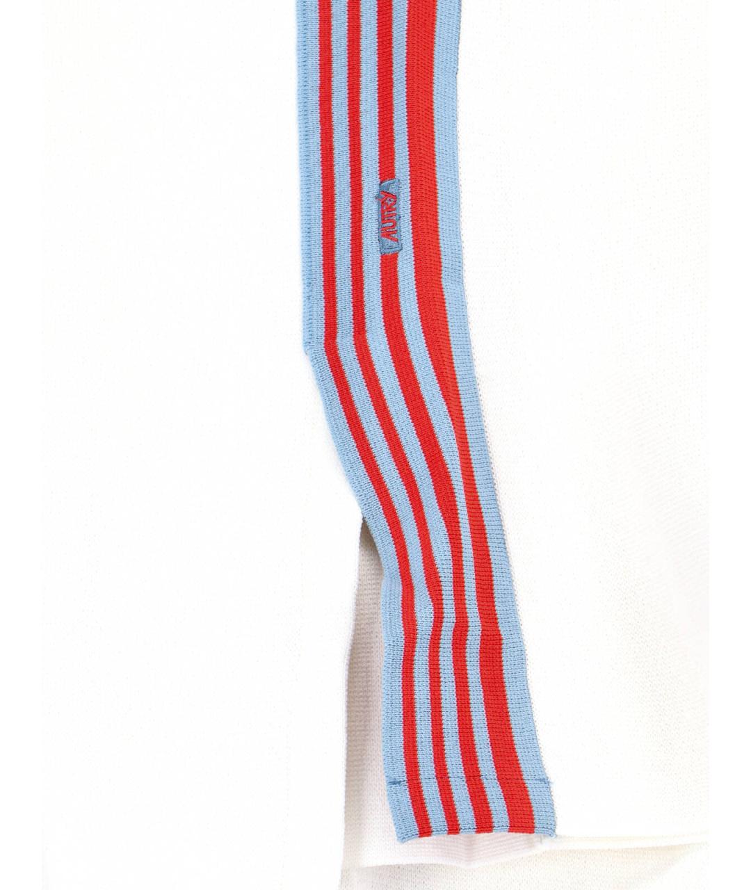 AUTRY Белые вискозные прямые брюки, фото 5