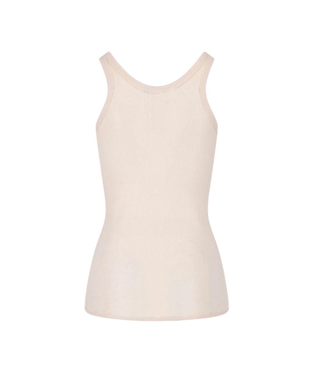 LEMAIRE Белая вискозная майка, фото 2