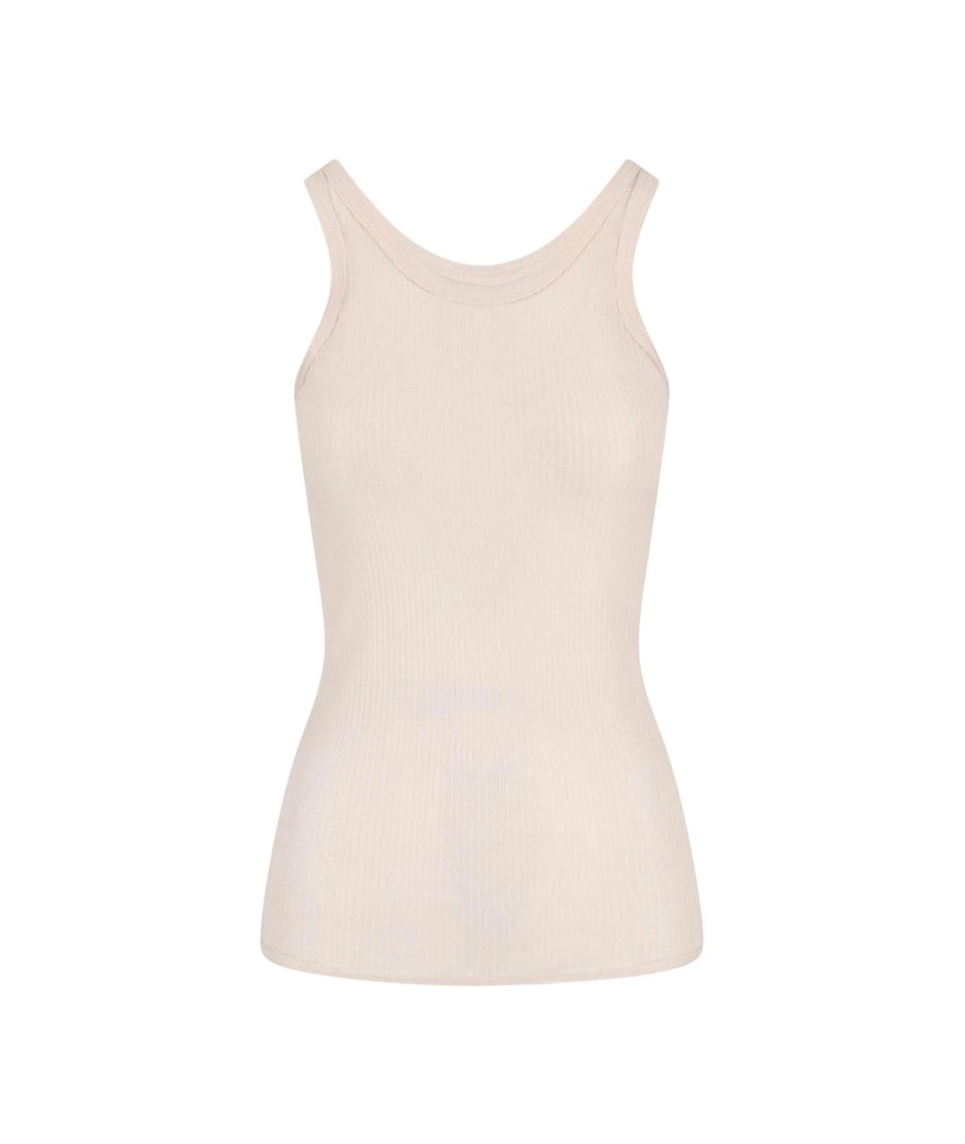 LEMAIRE Белая вискозная майка, фото 1