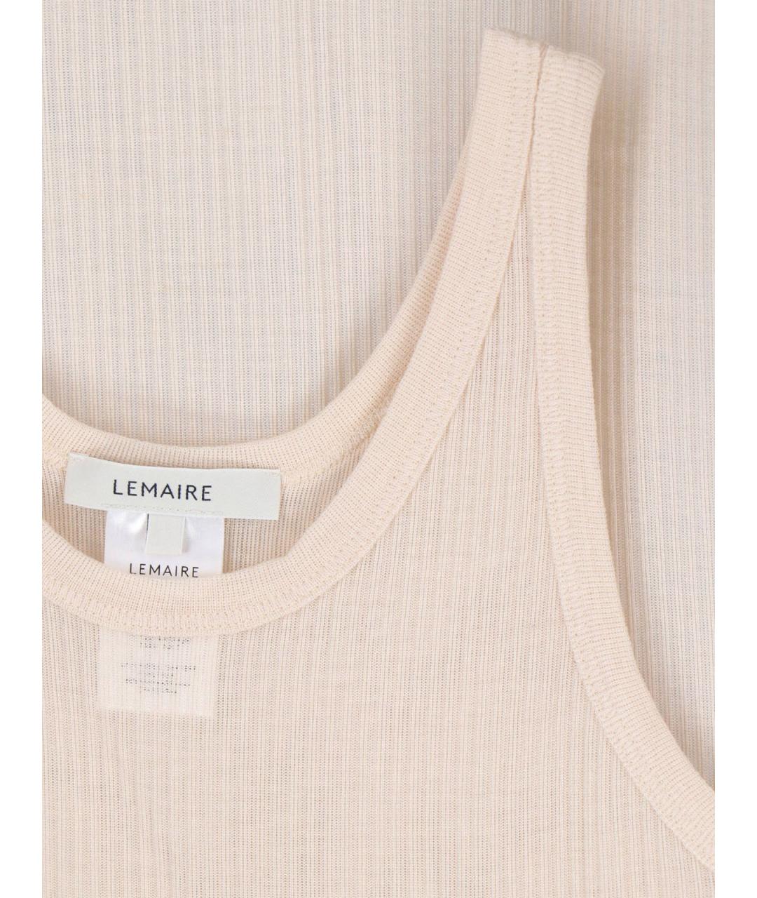 LEMAIRE Белая вискозная майка, фото 3