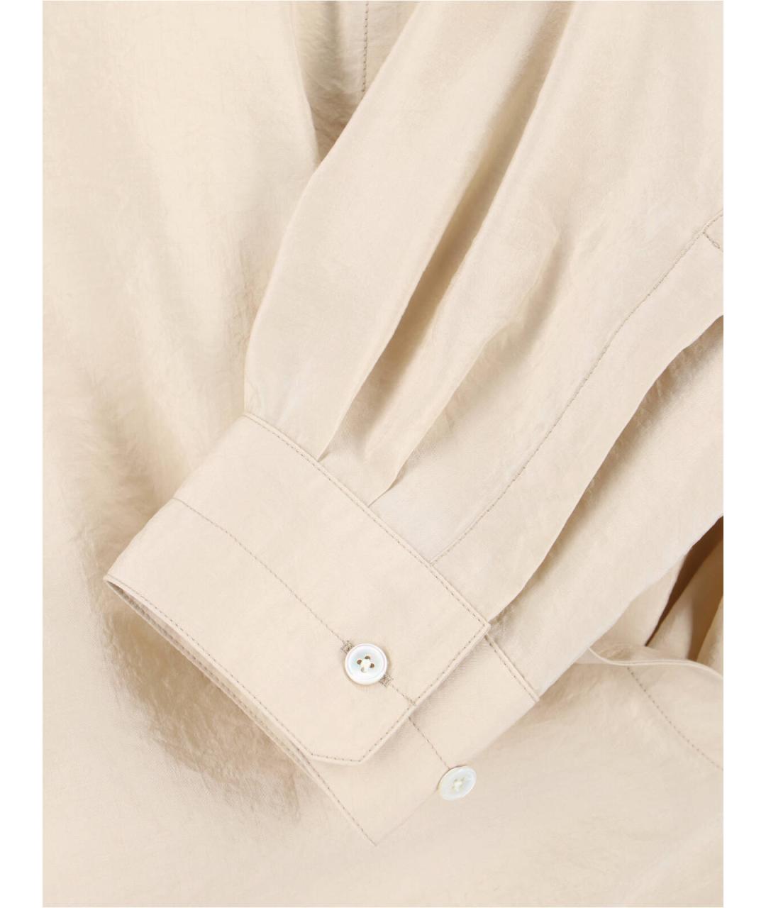 LEMAIRE Белая шелковая рубашка, фото 5