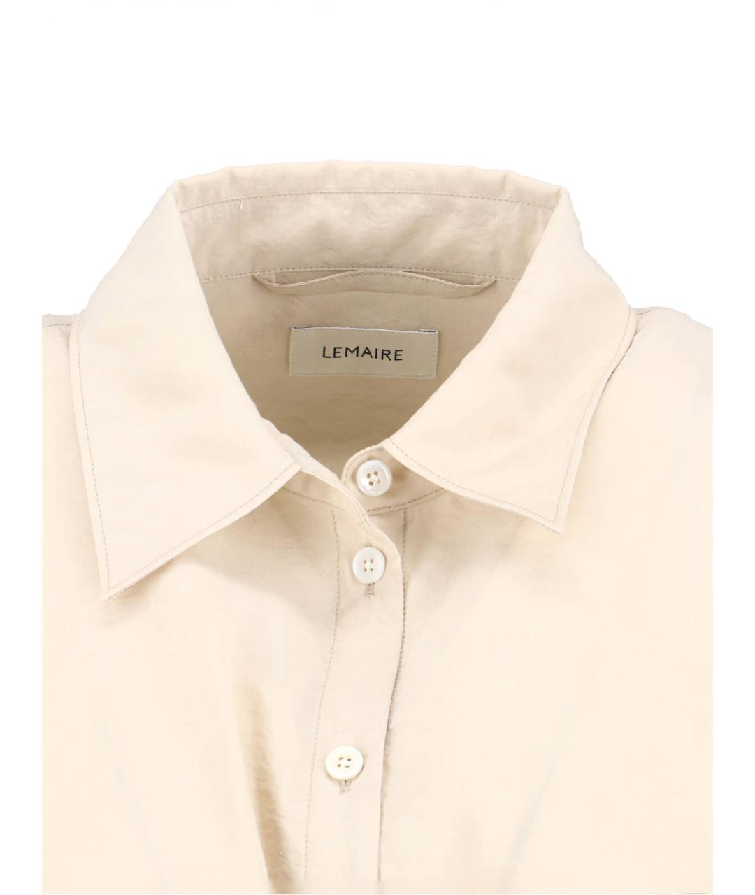 LEMAIRE Белая шелковая рубашка, фото 4