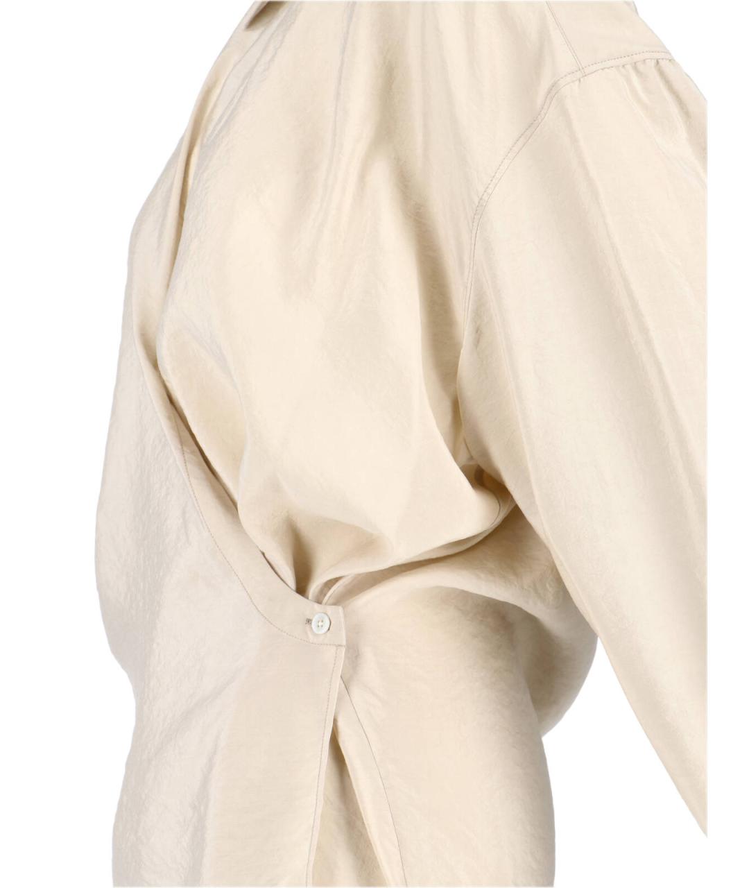 LEMAIRE Белая шелковая рубашка, фото 3