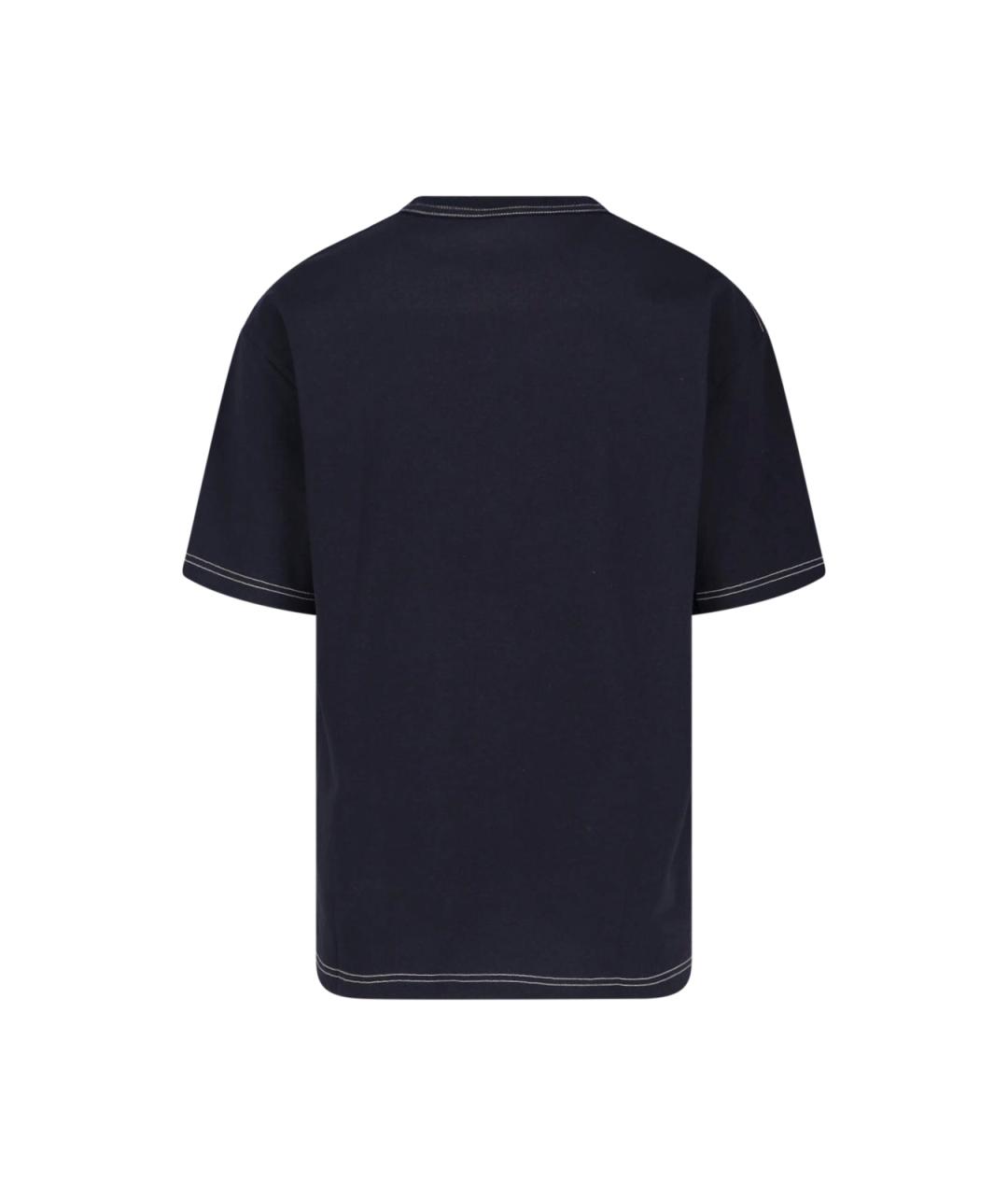 LEMAIRE Черная хлопковая футболка, фото 2