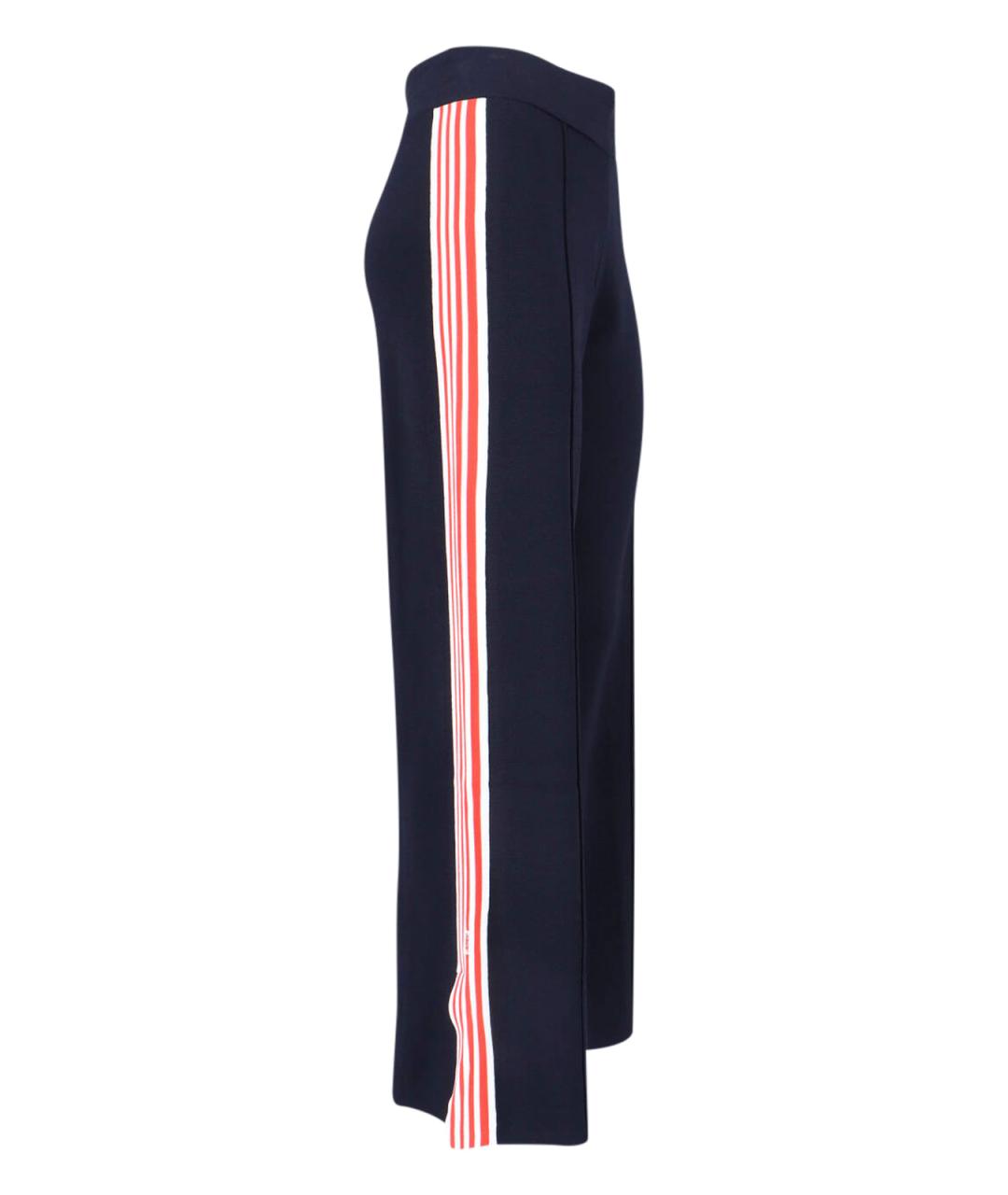 AUTRY Синие вискозные прямые брюки, фото 3